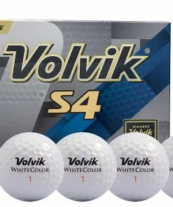 Volvik S4 Golf Balls - White