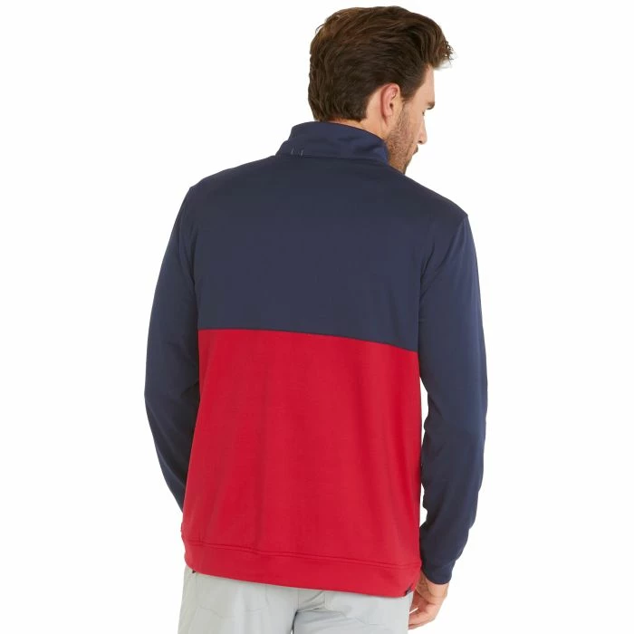 Cobra Golf Puma Men's Gamer ColorBlock 1/4 Zip Golf Jacket - Image 4