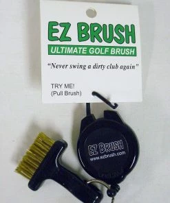 J&M EZ Brush - The Original Retractable Golf Brush