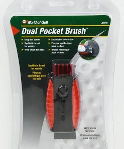J&M Dual Pocket Brush - Jef World Of Golf