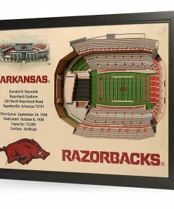 CaddiesShack YouTheFan! NCAA 25-Layer StadiumView Wall Art