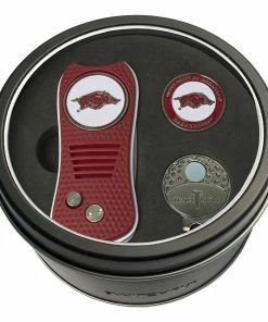 J And M SwitchFix Golf NCAA Tin Set - Divot Tool & Hat Clip