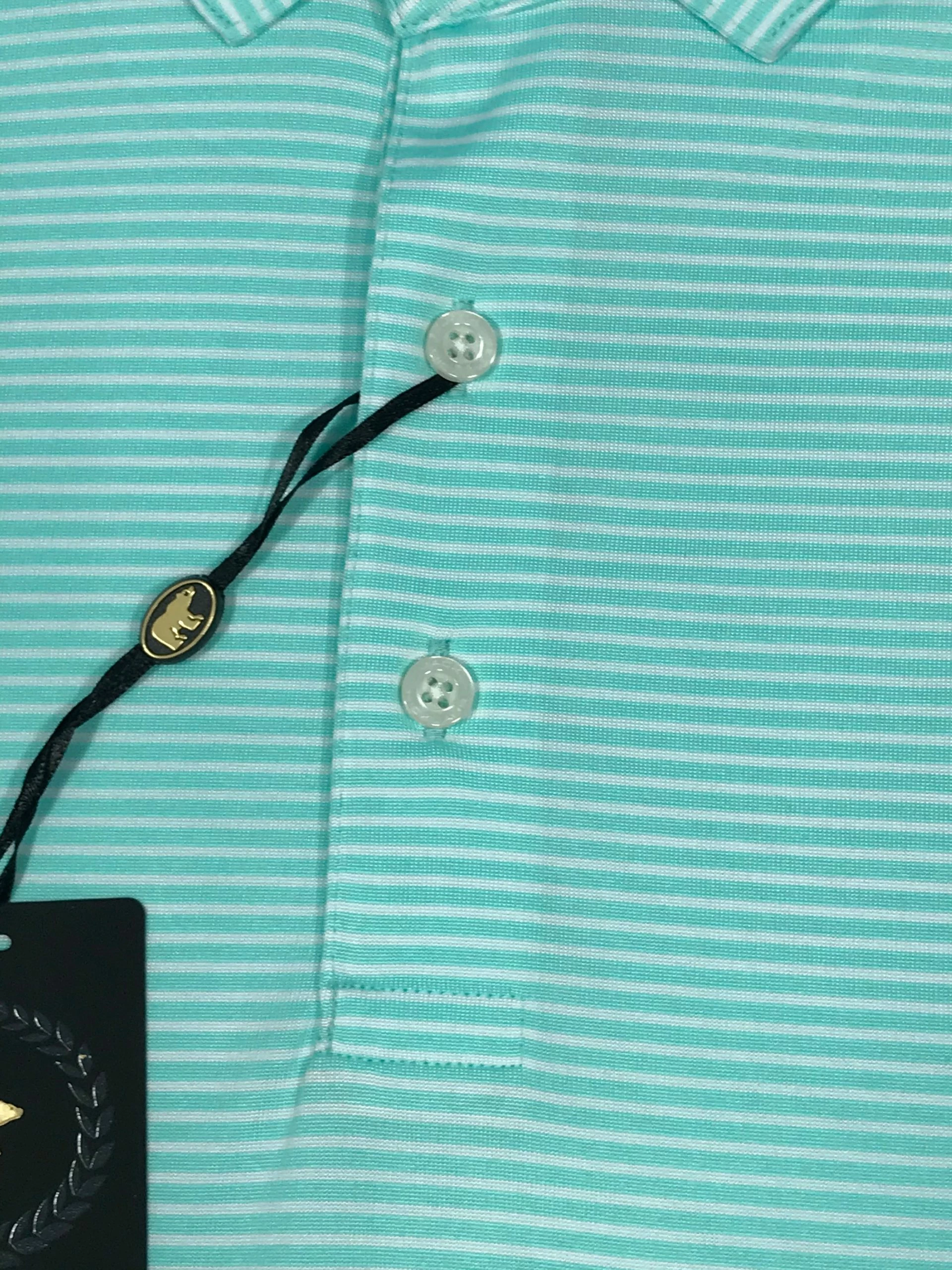 Callaway Jack Nicklaus Black Label By Perry Ellis Feeder Stripe Polo Shirts - Image 7