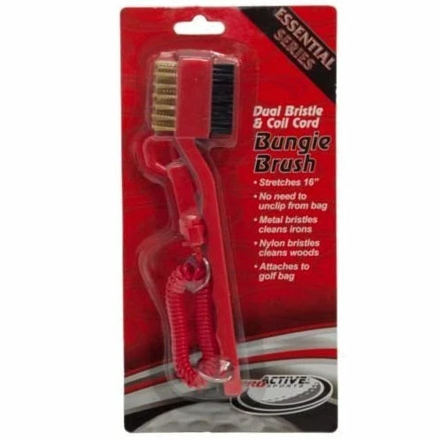 Proactive Club Brush Dual Bristle & Coil Cord Bungie Brush - Image 2