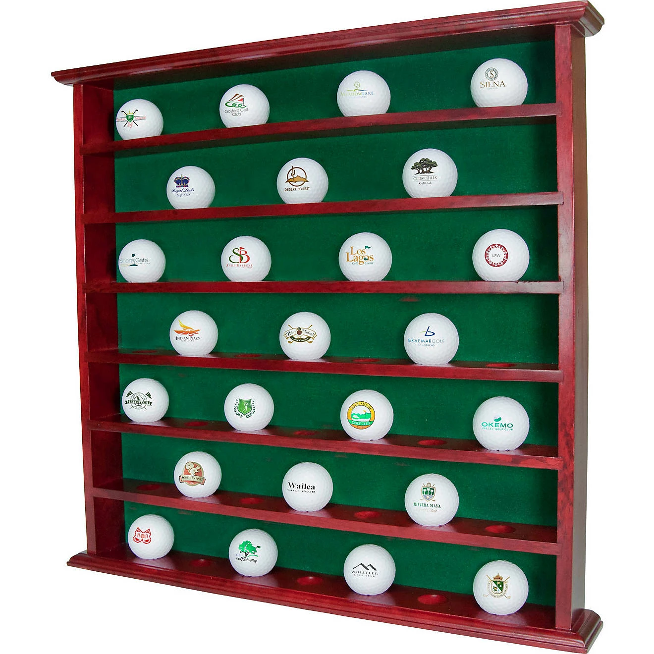 J&M Golf Ball Display Cabinet - 49 Golf Balls - Image 2