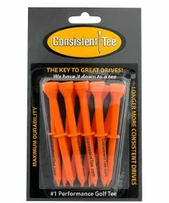 CaddiesShack Consistent Tee Golf Tees 10 Pack - 3.25"