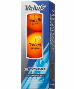Volvik Crystal 2022 Focus Colored Golf Balls By The Sleeve