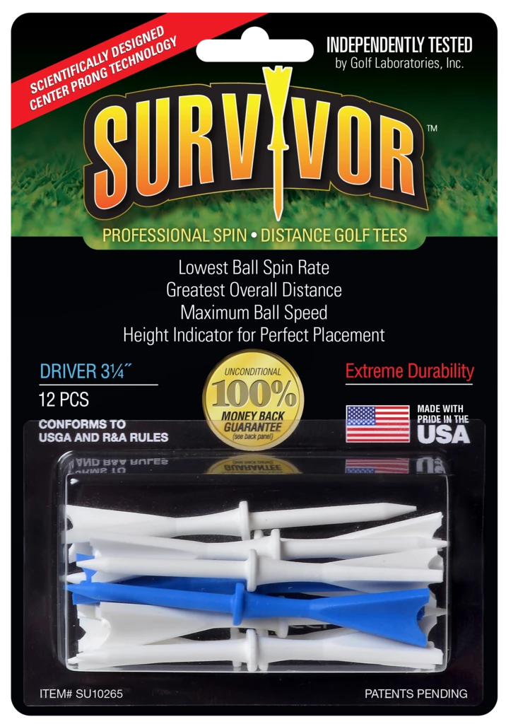 Proactive Survivor Professional Spin Distance Golf Tees - Image 3