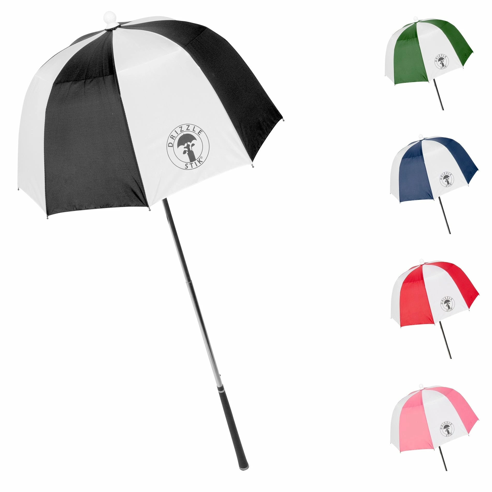 J&M Drizzle Stik Flex Golf Bag Umbrellas