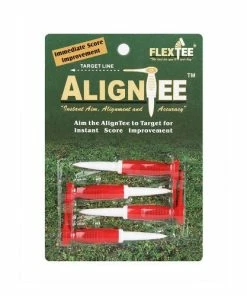 Hireko FlexTee AlignTee Flexible Golf Tees (4 Pack)