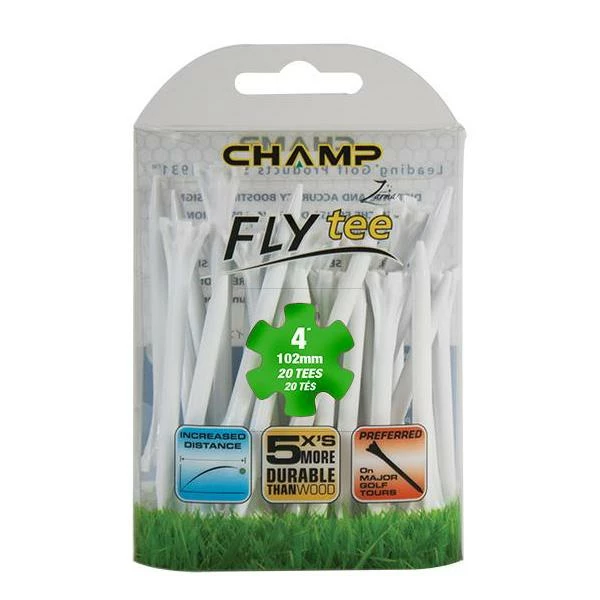 CaddiesShack Champ Fly Tees 4" Plastic Golf Tees - Image 2