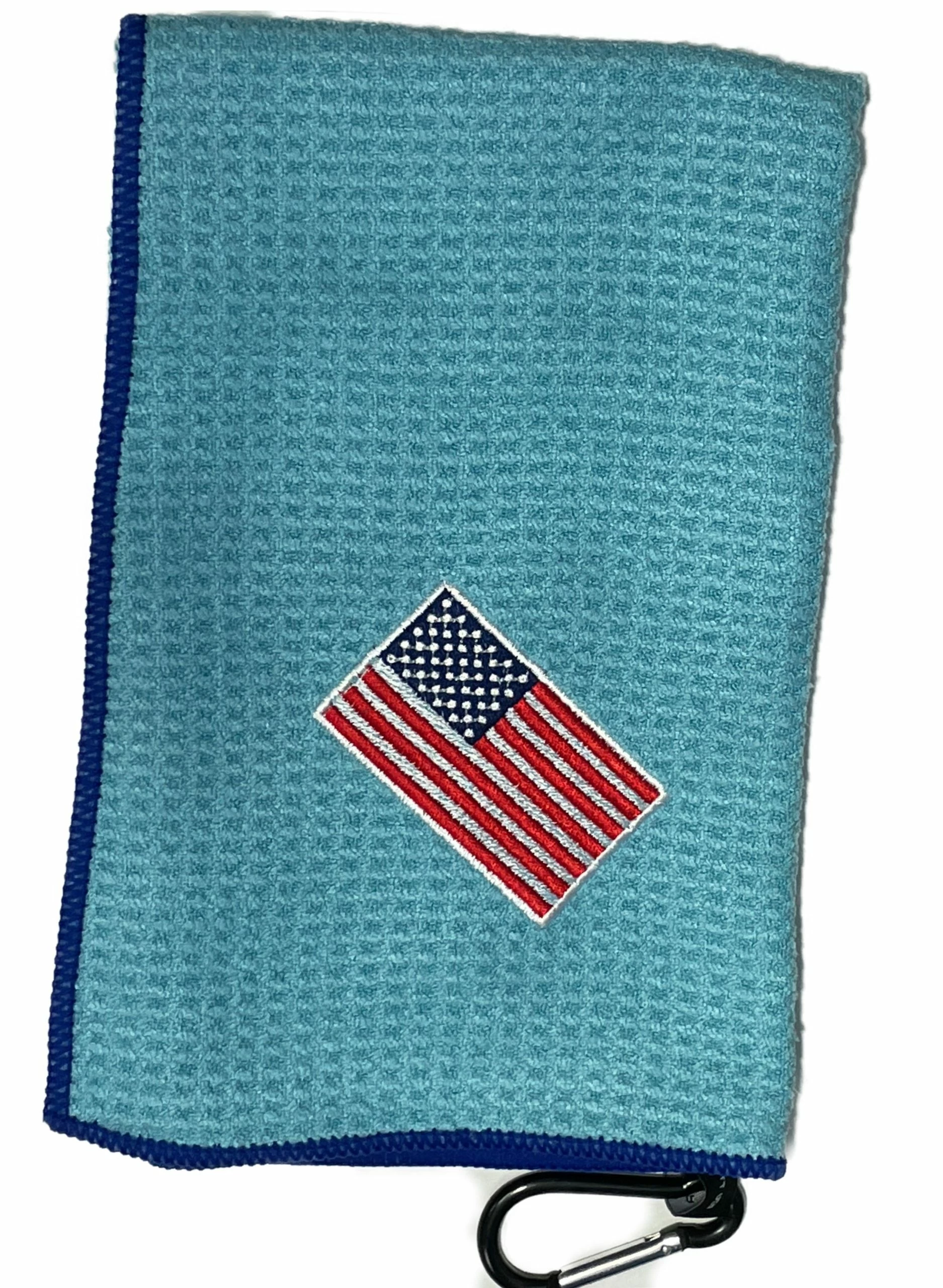Joseph Elliott USA Embroidered Flag 18" X 18" Micro Fiber Towels - Image 16