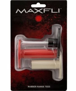 Golf Works Maxfli Multi-Length Rubber Range Tees - 3 Pack