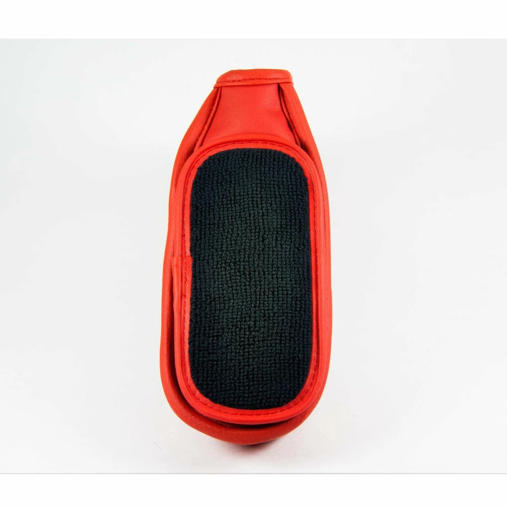 ReadyPutt Blade Mid-Mallet Putter Head Cover With Ball Cleaner - Red - Image 3