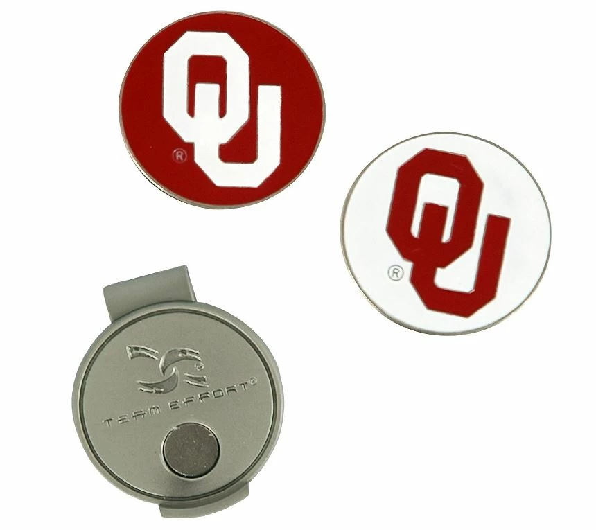 CaddiesShack Team Effort Collegiate Hat Clip And 2 Ball Markers - Image 2