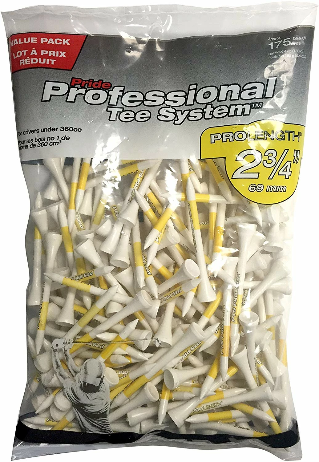 J And M Pride Professional Tee System ProLength Golf Tees - Image 9