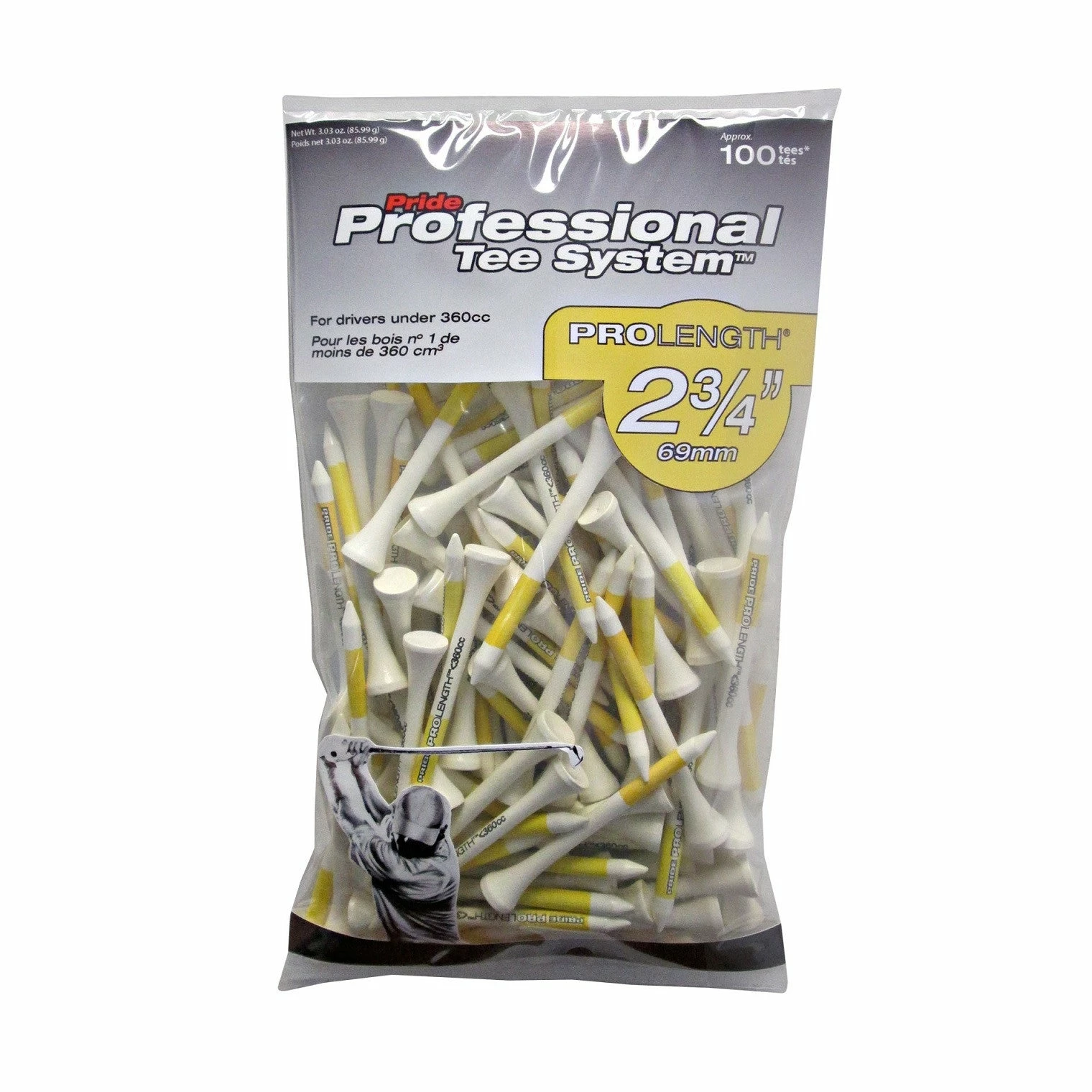 J And M Pride Professional Tee System ProLength Golf Tees - Image 8