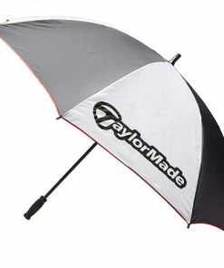 Hireko TaylorMade 60" Single Canopy Umbrella - White & Black