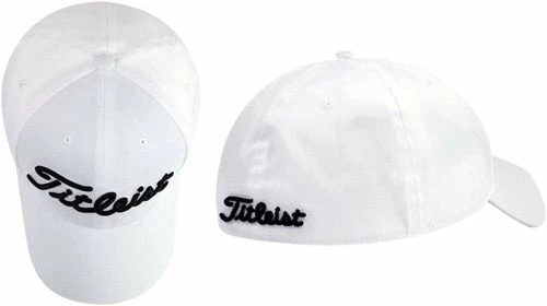 2nd Swing Titleist Performance Twill Golf Hat - White/Black - Image 3