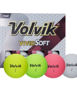 Volvik Vivid Soft Matte Urethane Golf Balls