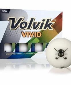 CaddiesShack Custom Jolly Rogers Skull & Crossbones Volvik Vivid Matte Golf Balls