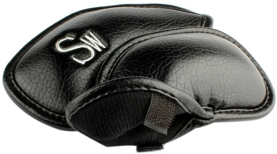 HNM Golf Volf Golf Black Synthetic Leather Iron Covers Set - Image 4