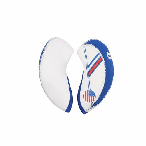 HNM Golf Volf Golf USA Flag Neoprene Iron Head Covers Set - Image 4
