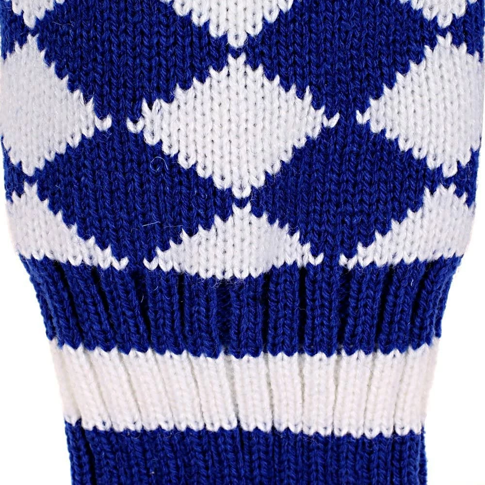HNM Golf Volf Golf Knit Blue White Diamond Headcover Set - Image 2