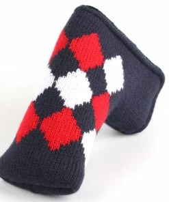 HNM Golf Volf Golf Classic Knit Putter Cover - Navy