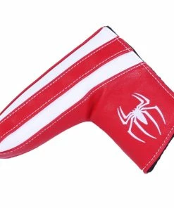 HNM Golf Volf Golf Red Synthetic Leather Spider Putter Cover