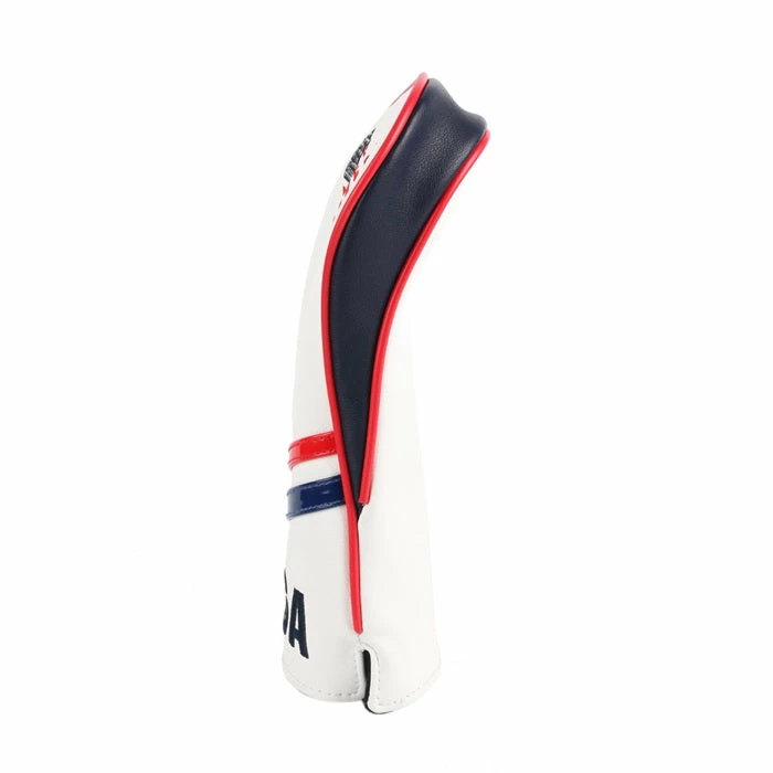 HNM Golf Volf Golf Red White Blue Leather USA Headcovers - Image 3