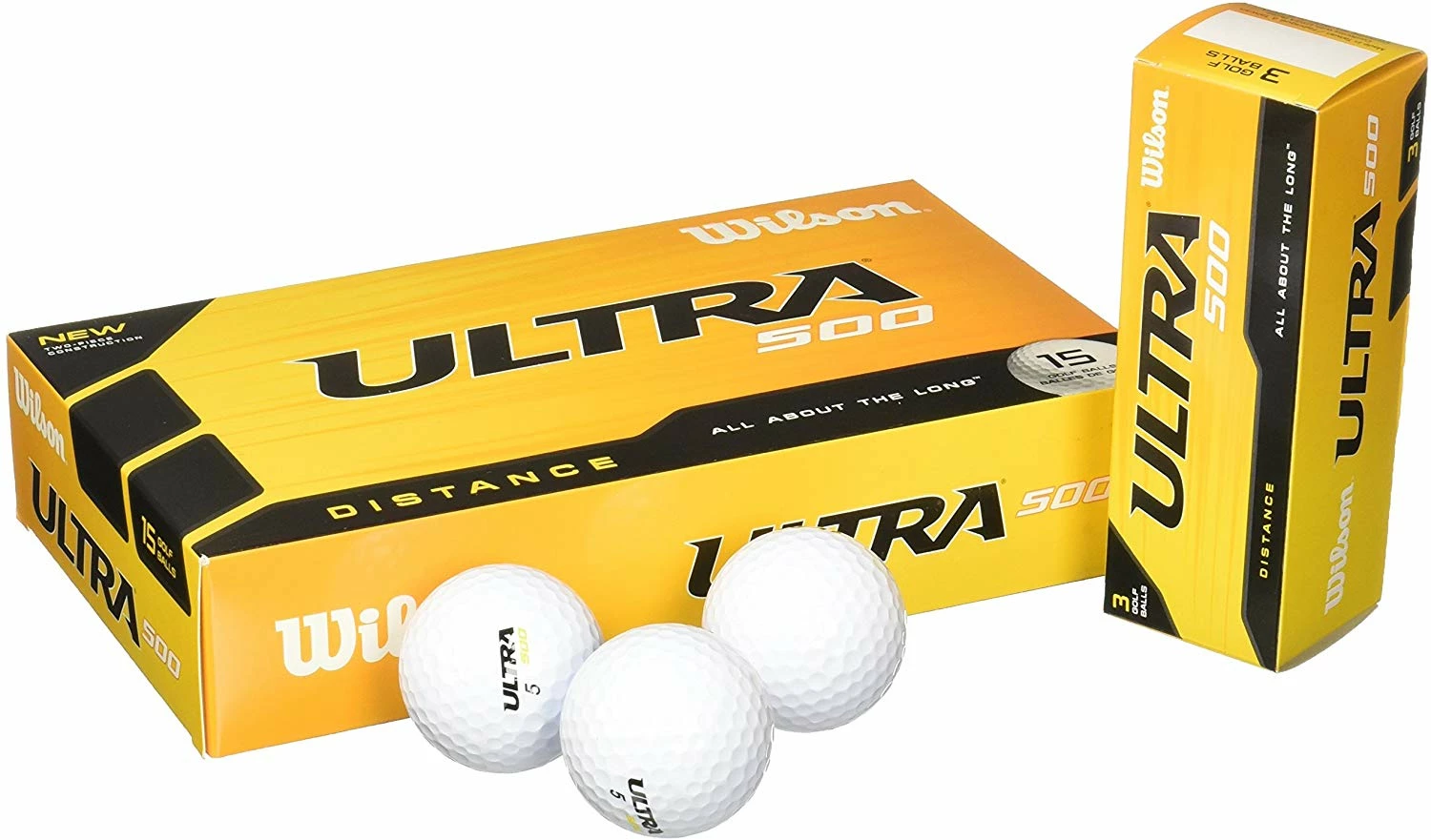 CaddiesShack Wilson Ultra 500 Golf Balls 15 Pack - Image 3