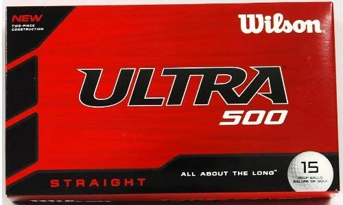 CaddiesShack Wilson Ultra 500 Golf Balls 15 Pack