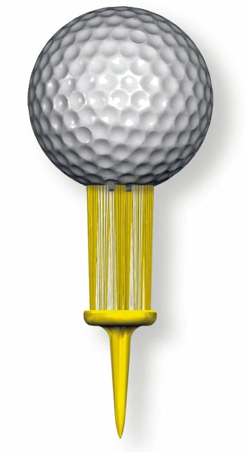 J And M Brush-t Golf Original Brush Tees - Image 7