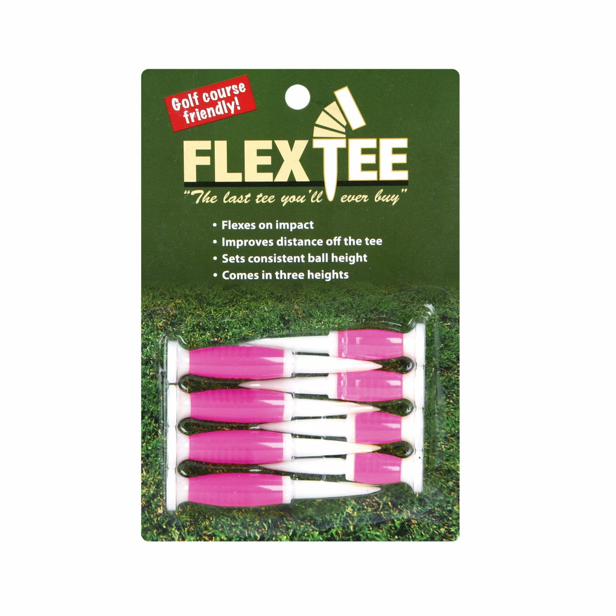 Hireko FlexTee Flexible Golf Tees - 8 Pack - Multi Heights - Image 3
