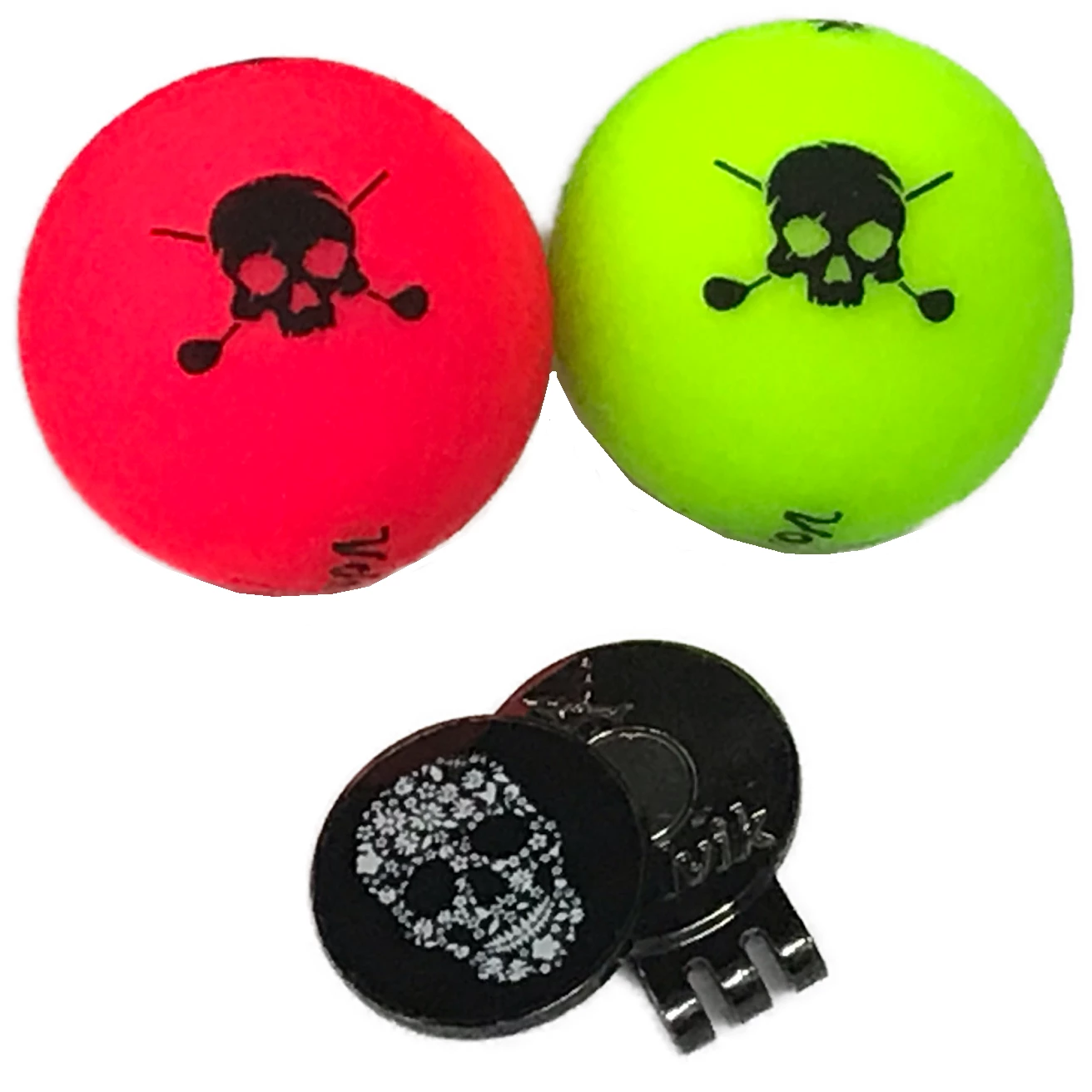 Volvik 2019 Limited Skull Edition Golf Balls W/ Marker - Image 4